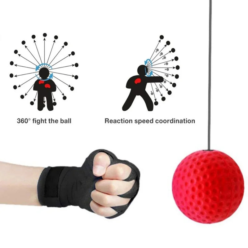 Head-mounted Boxing Speed Ball - Reaction Trainer