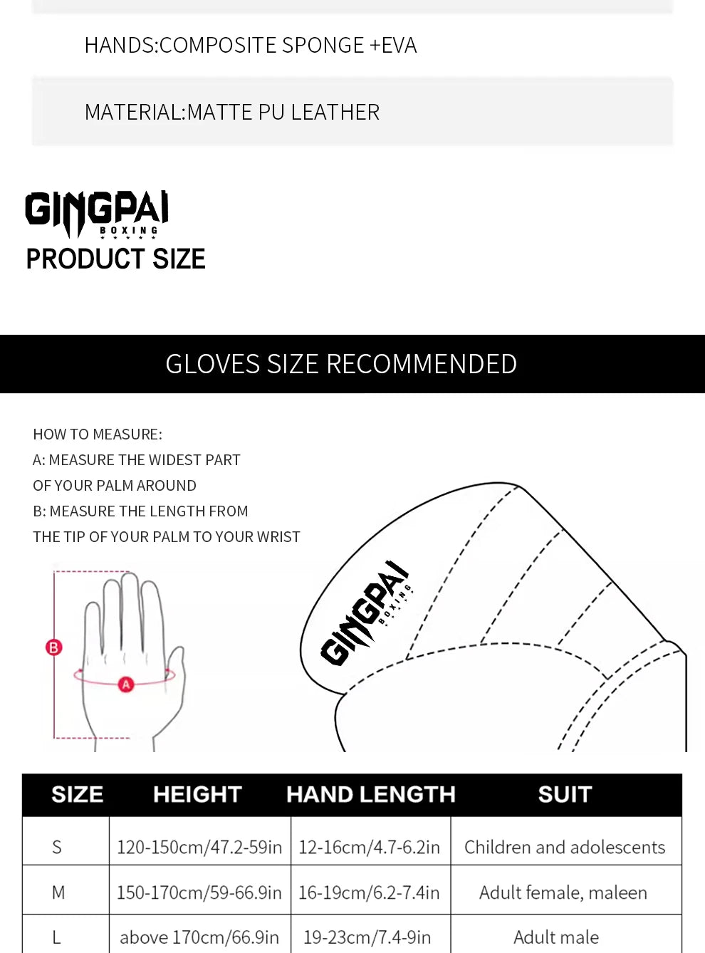 Professional MMA Boxing Gloves