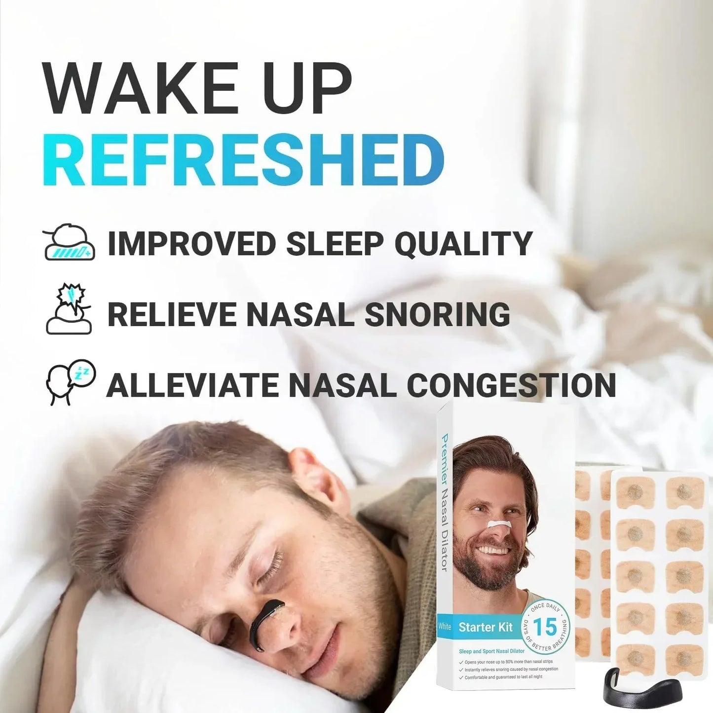 Nasal Breathing Dilators Starter Kits/ Magnetic Nose Strips