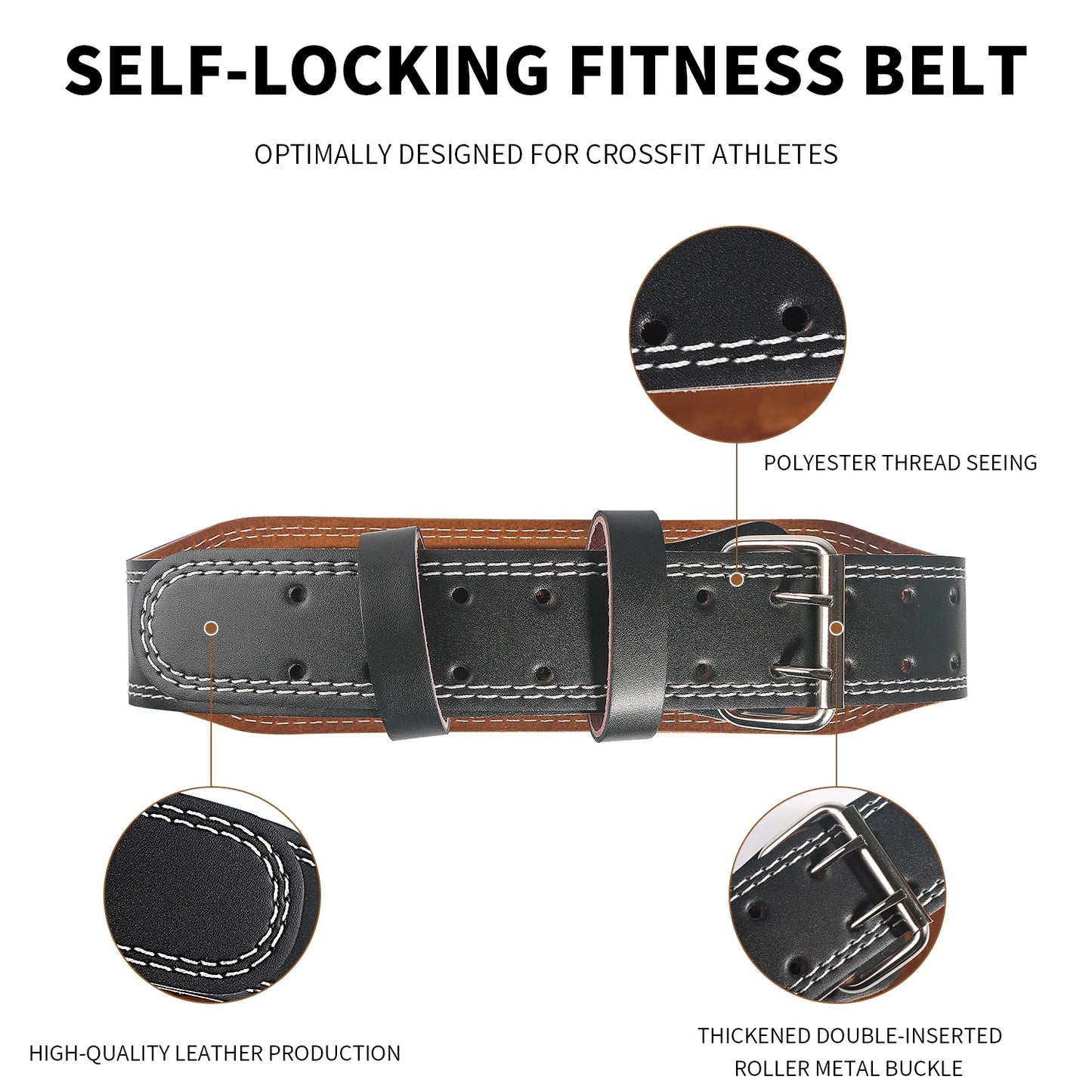 Weightlifting Belt Pro 1 Leather