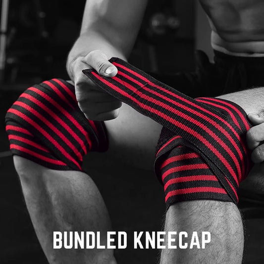 Weight Lifting Badages - Knee Compression Wraps