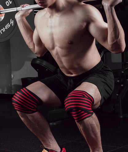 Weight Lifting Badages - Knee Compression Wraps