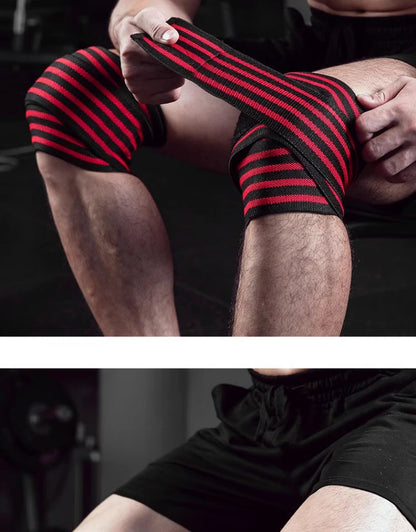 Weight Lifting Badages - Knee Compression Wraps