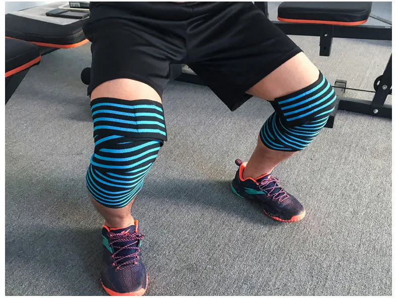Weight Lifting Badages - Knee Compression Wraps