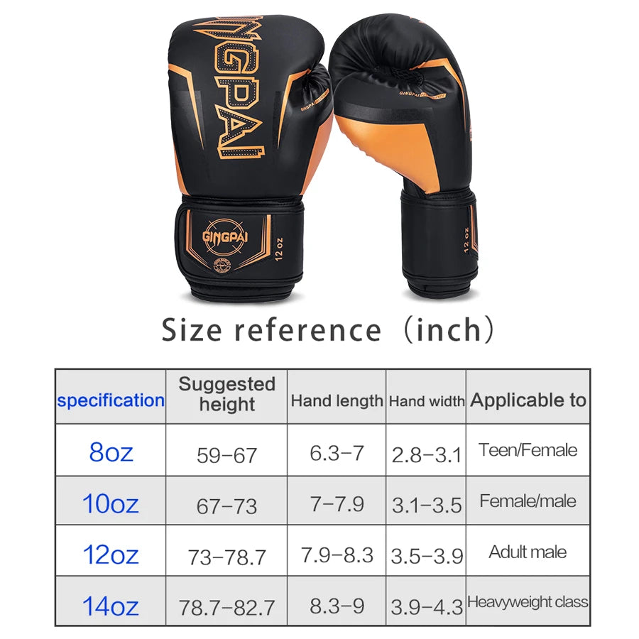 Professional 8 -14oz Boxing Training Gloves