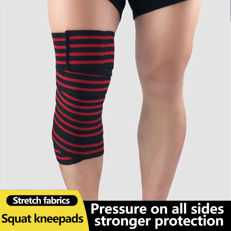 Weight Lifting Badages - Knee Compression Wraps
