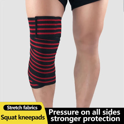 Weight Lifting Badages - Knee Compression Wraps