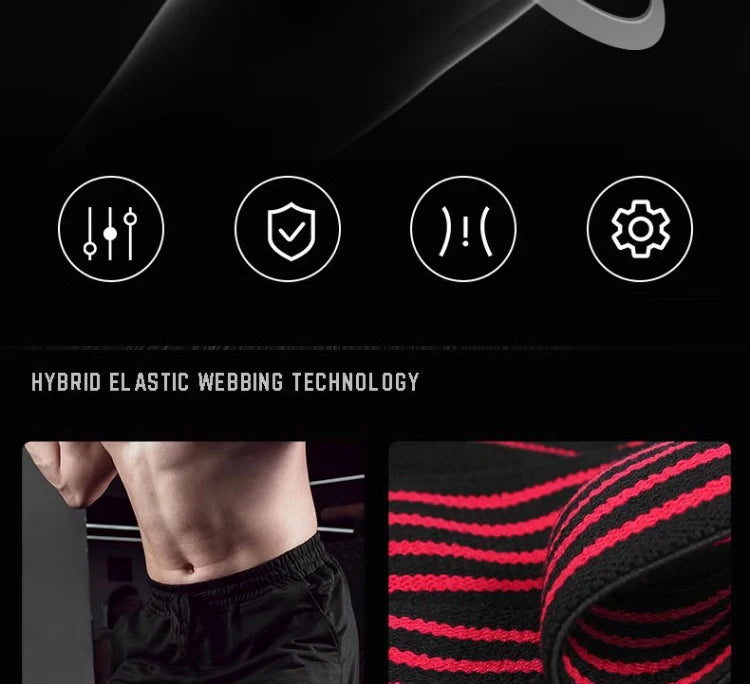 Weight Lifting Badages - Knee Compression Wraps