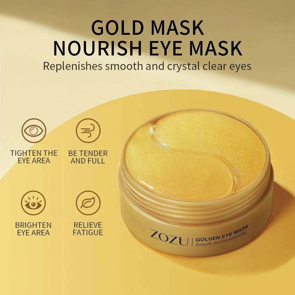 Avocado/ Gold Augenmaske
