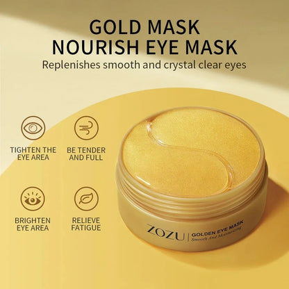 Avocado/ Gold Augenmaske
