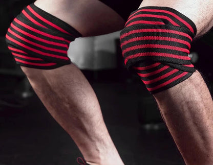 Weight Lifting Badages - Knee Compression Wraps