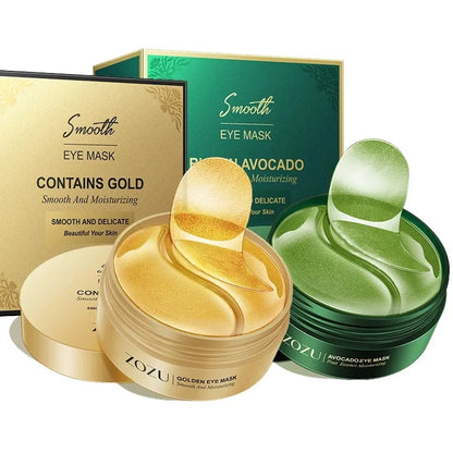Avocado/ Gold Augenmaske