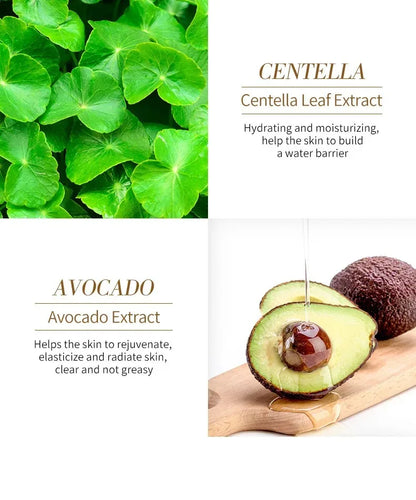 Avocado/ Gold Augenmaske